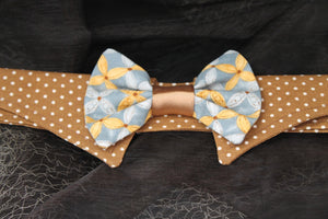 Laurel - Dog Shirt Collar and Bow Tie